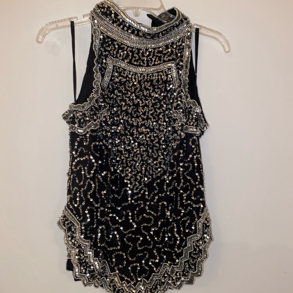 Vintage Sequin Blouse